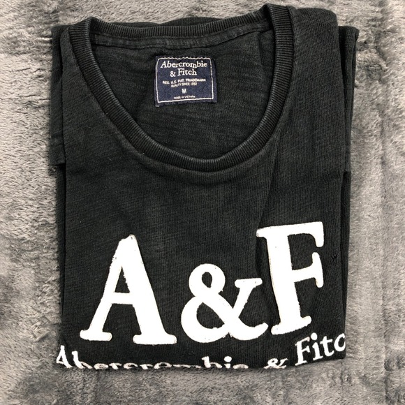 Abercrombie & Fitch Other - Abercrombie & Fitch Mens Long Sleeve Graphic T-Shirt Black Size M